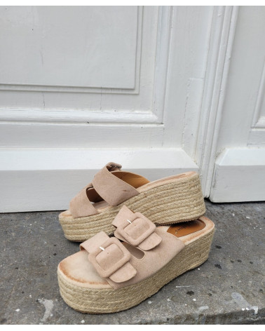 Flat sandals OPHELINE - Beige