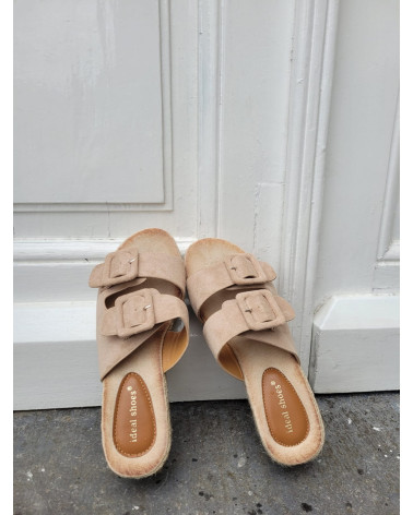 Flat sandals OPHELINE - Beige